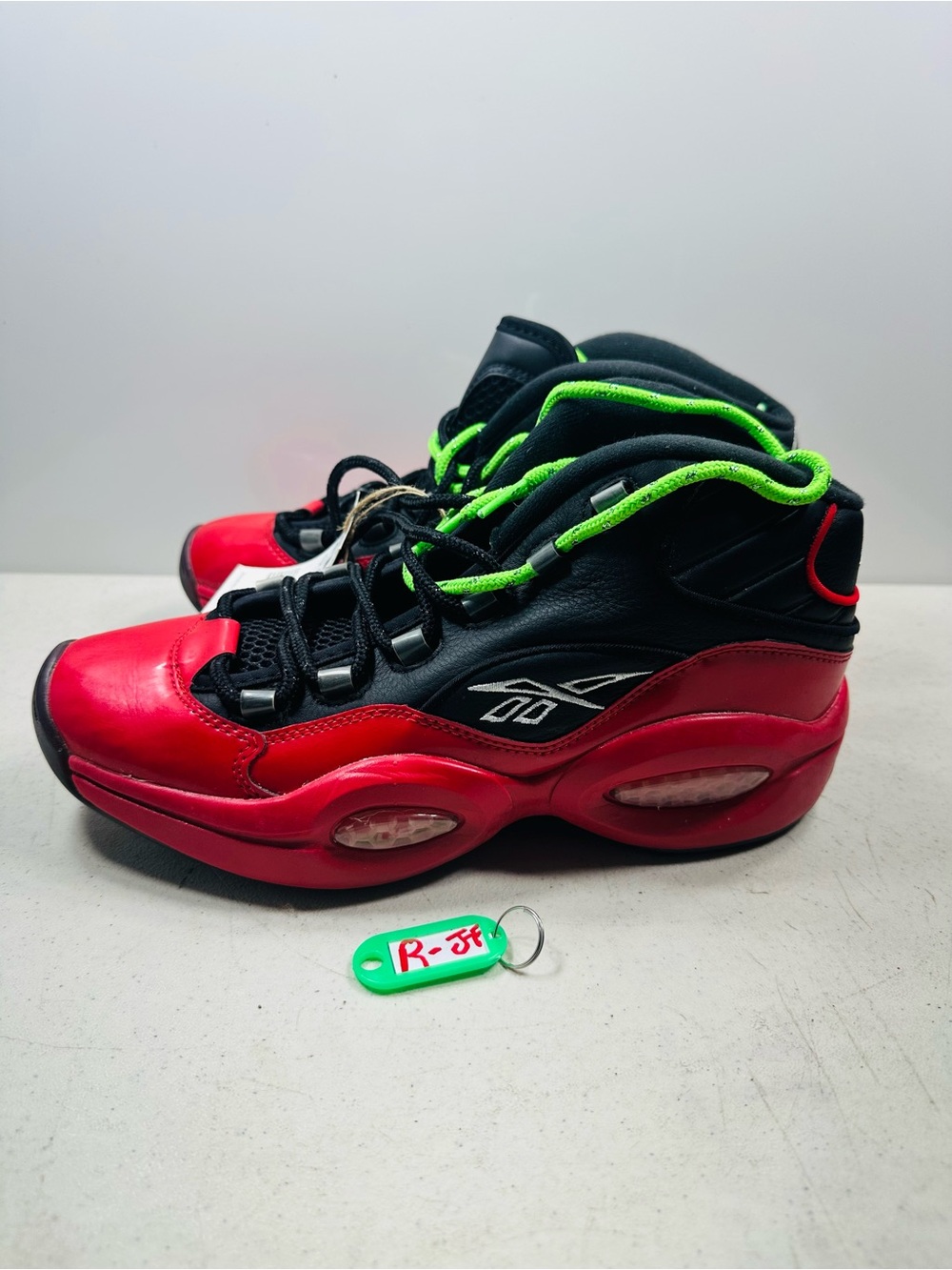 Allen Iverson dual signed Reebok Question Mid "Street Sleigh"JSA G57551 size 9